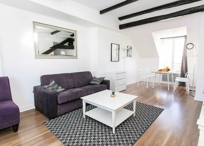 Bnbnova - 1br - Upper Marais & Pompidou דירה *